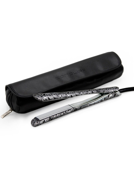 Kit Plancha Corioliss C5 Silver Paisley + Secador Apolo Regalo