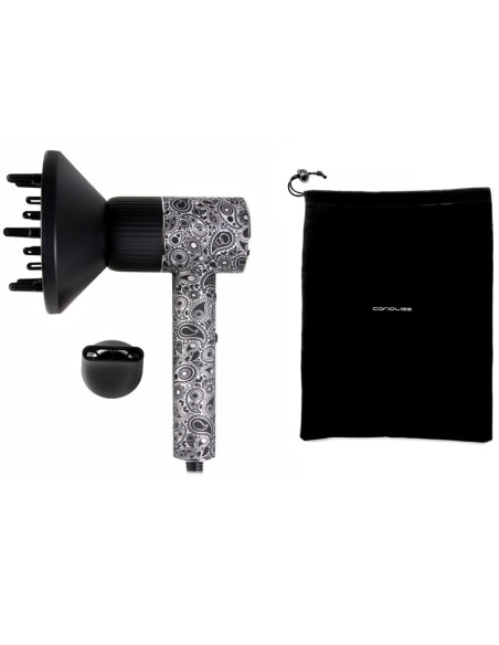 Kit Plancha Corioliss C5 Silver Paisley + Secador Apolo Regalo