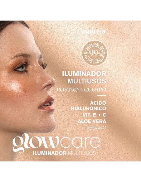 Iluminador Multiusos Andreia Glow Care Nº6 Peach Glow