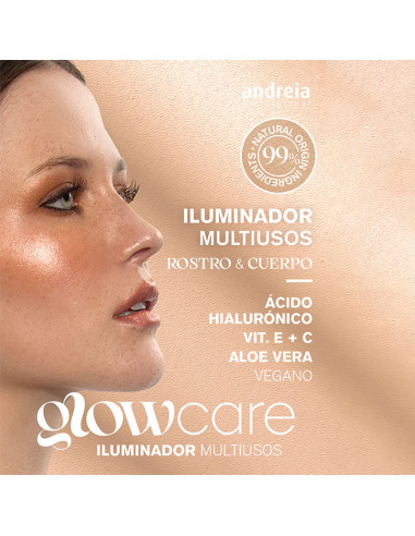 Iluminador Multiusos Andreia Glow Care Nº6 Peach Glow
