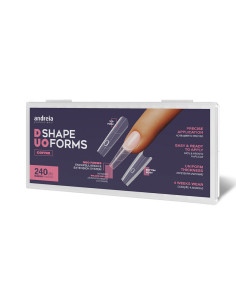 Moldes Uñas Dobles Andreia Duo Shape Forms Almond 240 Unds