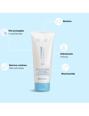 Mascarilla Pieles Secas Maduras Levissime Hydrage Be.Essential Mask 200Ml