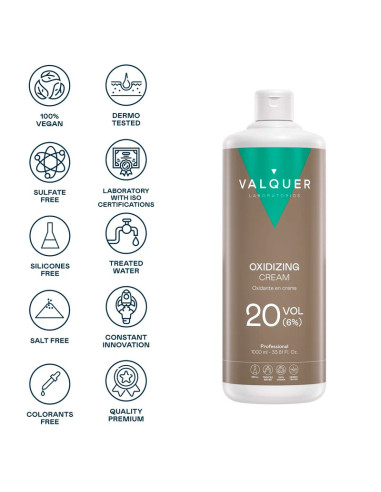 Oxigenada Crema Valquer 20Vol Litro
