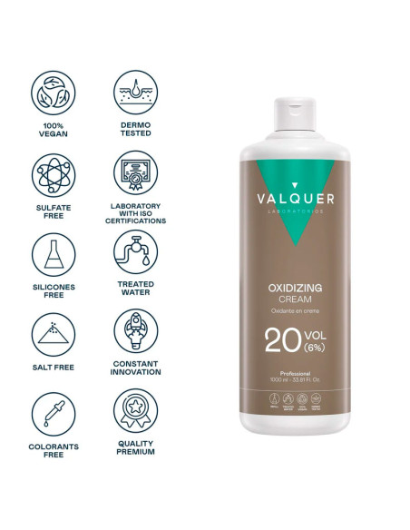 Oxigenada Crema Valquer 20Vol Litro