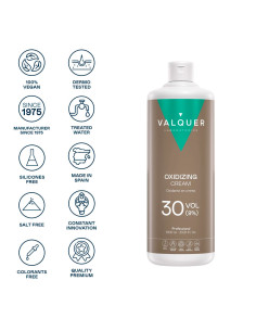 Oxigenada Crema Valquer 30Vol Litro 2
