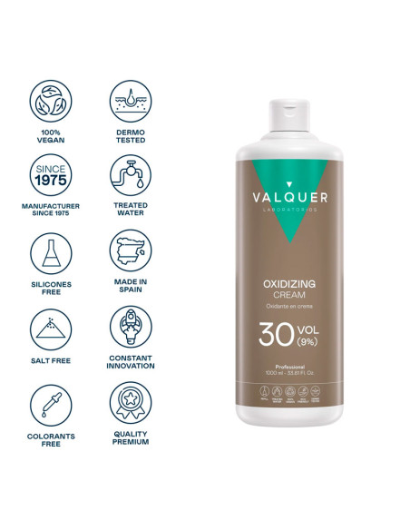Oxigenada Crema Valquer 30Vol Litro