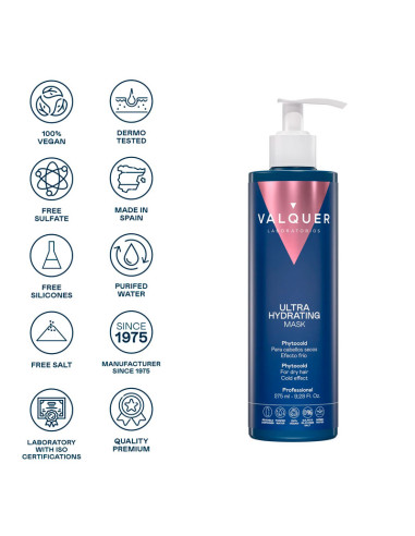 Mascarilla Valquer Ultra Hidratante Cabello Seco 275Ml