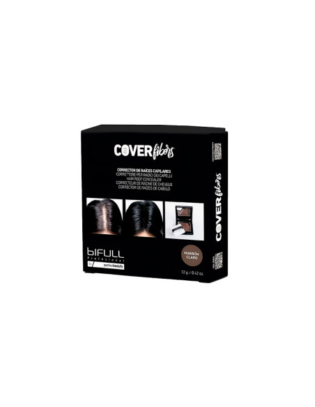 Corrector Canas En Polvo Bifull Cover Fibers Marrón Claro 12Gr