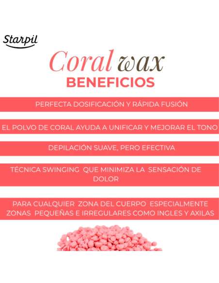 Cera Maystar Starpil Coral Perlas Kg