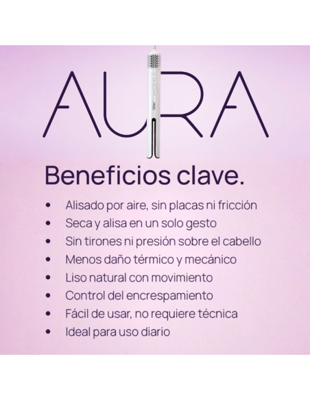 Secador Alisador Profesional Aura 1400W