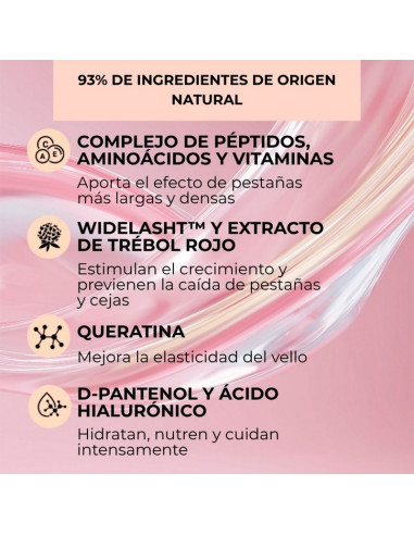 Sérum Estimulante Pestañas y Cejas Eveline Multipeptide Booster 4Ml