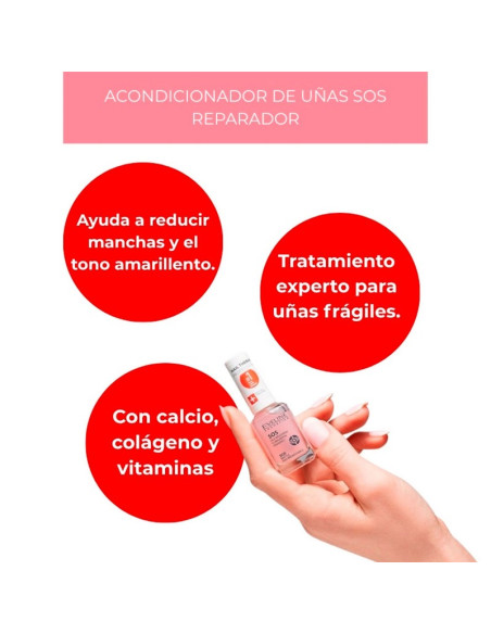 Tratamiento Uñas Frágiles Eveline Nail Therapy Sos 12Ml