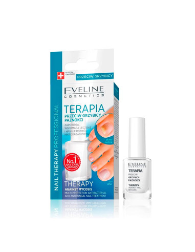 Tratamiento Uñas Antihongos Eveline Nail Therapy Micosis 12Ml