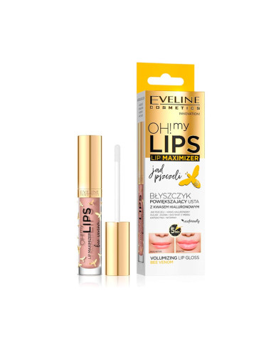 Brillo De Labios Volumen Eveline Oh My Lips Maximizer Bee Venom 4.5Ml