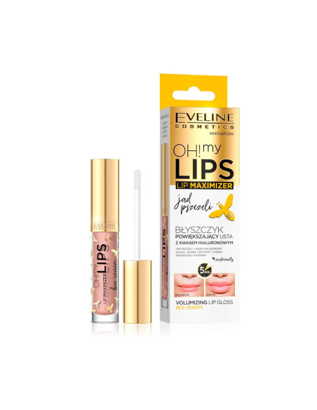 Brillo De Labios Volumen Eveline Oh My Lips Maximizer Bee Venom 4.5Ml