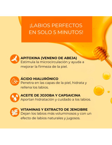 Brillo De Labios Volumen Eveline Oh My Lips Maximizer Bee Venom 4.5Ml