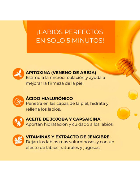 Brillo De Labios Volumen Eveline Oh My Lips Maximizer Bee Venom 4.5Ml