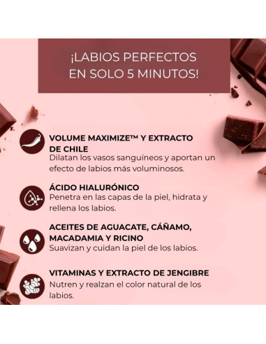 Brillo De Labios Volumen Eveline Oh My Lips Maximizer Chocolate 4.5Ml