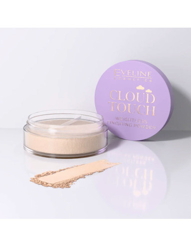 Polvo Fijador Acabado Ligero Eveline Cloud Touch 10Gr