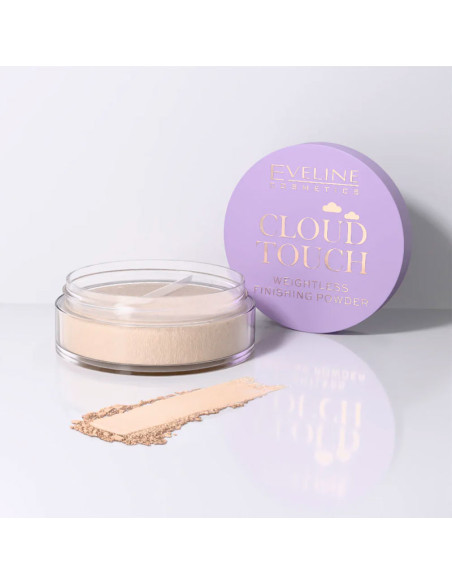 Polvo Fijador Acabado Ligero Eveline Cloud Touch 10Gr