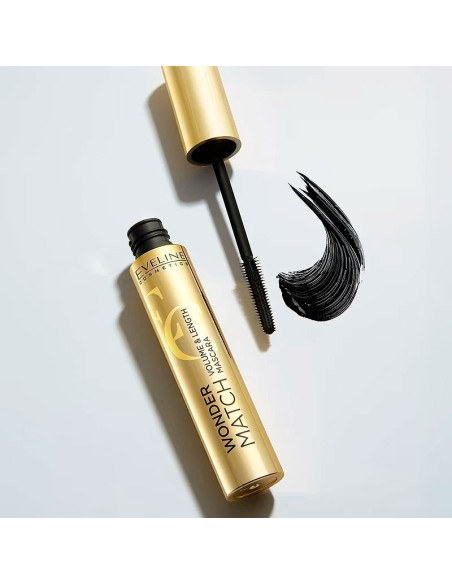 Rimel Eveline Wonder Match Volume&Length Negro Intenso