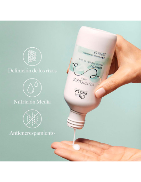 Champú Micelar Rizos Wella Nutricurls 250Ml