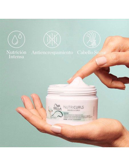 Mascarilla Rizos Wella Nutricurls 150Ml