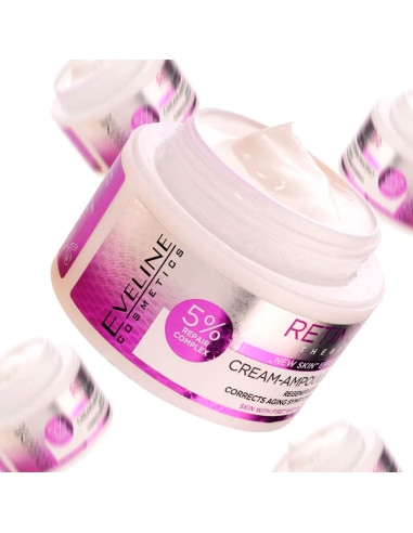 Crema Retinol De Noche Eveline Efecto Piel Nueva 50Ml