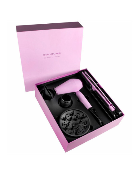 Kit Plancha Corioliss C3 Lilac + Secador Kompactissimo Regalo