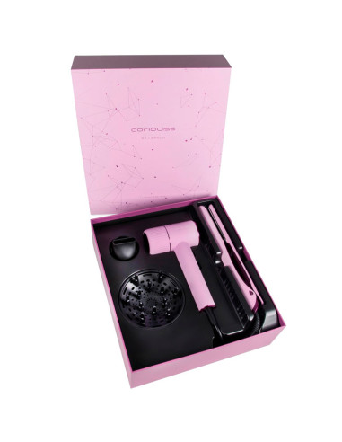 Kit Plancha Corioliss C5 Lilac + Secador Apolo Regalo