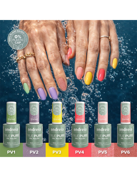 Esmalte Semipermanente Vegano Andreia True Pure Sin Hema PV6