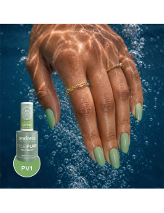 Pack 6 Esmalte Semipermanente Andreia True Pure Colección True Elegance Regalo Expositor 2