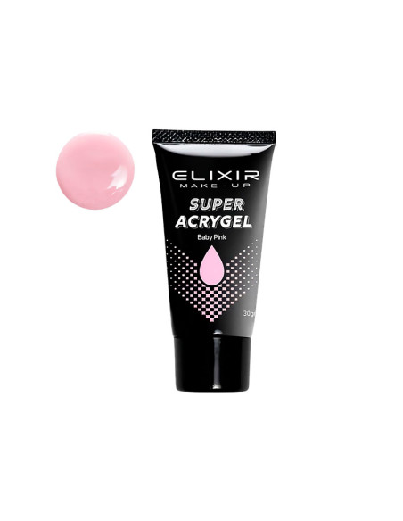 Acrygel Uñas Super Elixir Baby Pink 30Gr