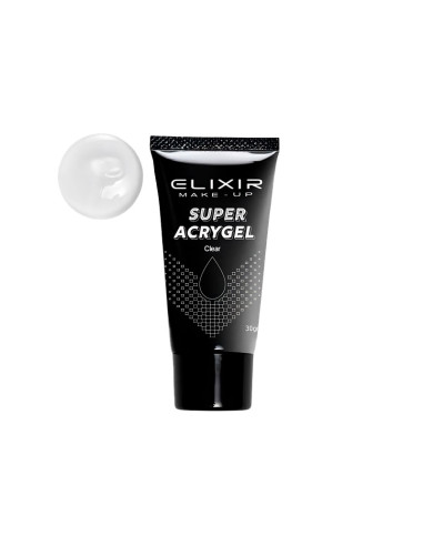 Acrygel Uñas Super Elixir Clear 30Gr
