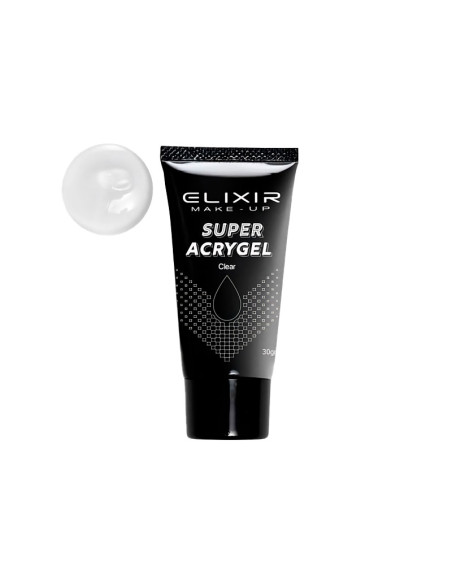 Acrygel Uñas Super Elixir Clear 30Gr