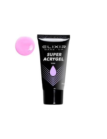 Acrygel Uñas Super Elixir Violet 30Gr