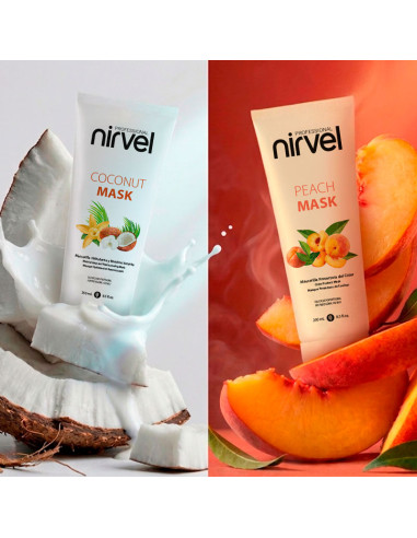 Mascarilla Nirvel Protectora Color Melocotón 250Ml