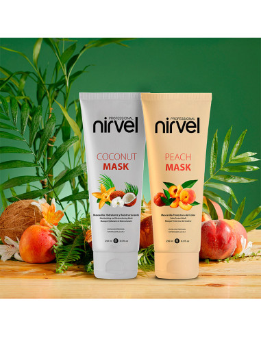 Mascarilla Nirvel Protectora Color Melocotón 250Ml