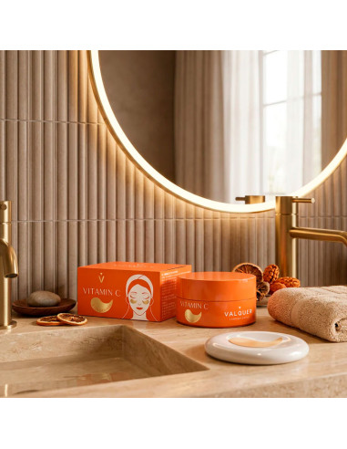 Parches Contorno de Ojos Valquer Vitamina C 60 Unds