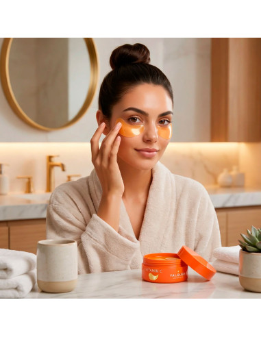 Parches Contorno de Ojos Valquer Vitamina C 60 Unds