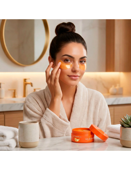 Parches Contorno de Ojos Valquer Vitamina C 60 Unds