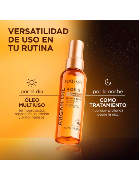 Aceite Kativa Argán Reparación Y Brillo 100Ml
