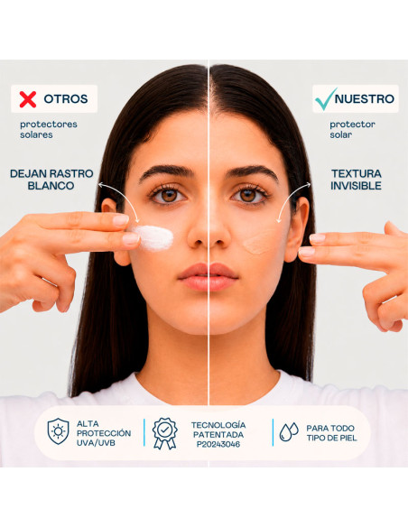Sérum Facial Invisible Protección Spf50 Antiedad E Hidratante 40Ml