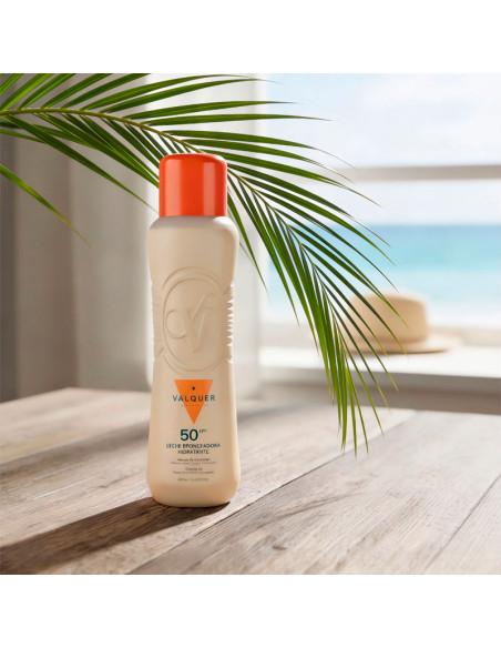Leche Bronceadora Valquer Zanahorias Fps50 480Ml