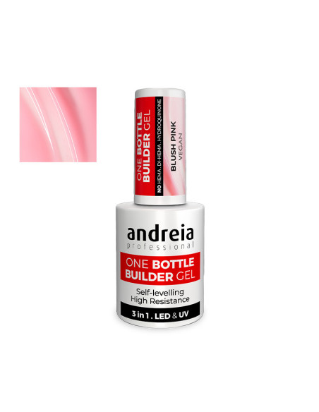 Gel Viscosidad Baja One Bottle Builder Gel Andreia Blush Pink 14Ml
