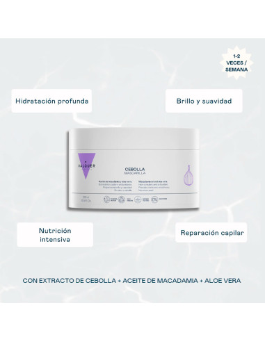 Mascarilla Valquer Cebolla 300Ml