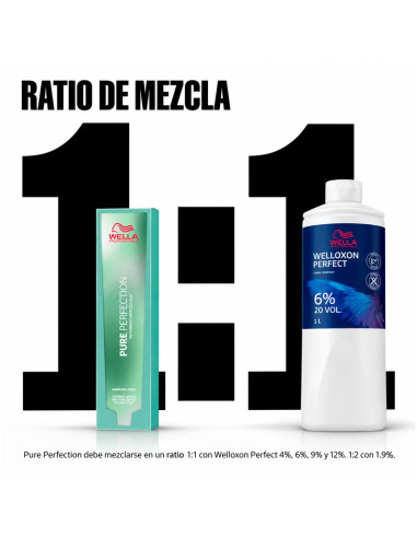 Tinte Sin Amoniaco Wella Pure Perfection 60Ml