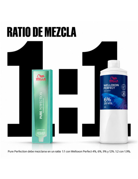 Tinte Sin Amoniaco Wella Pure Perfection 60Ml