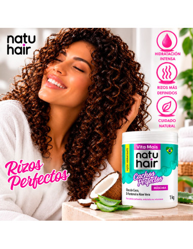 Mascarilla Natu Hair Rizos Perfectos 1Kg