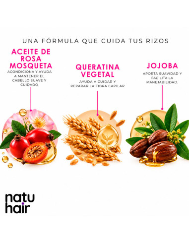 Crema De Peinado Natu Hair Reparación Rizos 1Kg